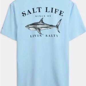 Salt Life Light Blue Shark Tee
